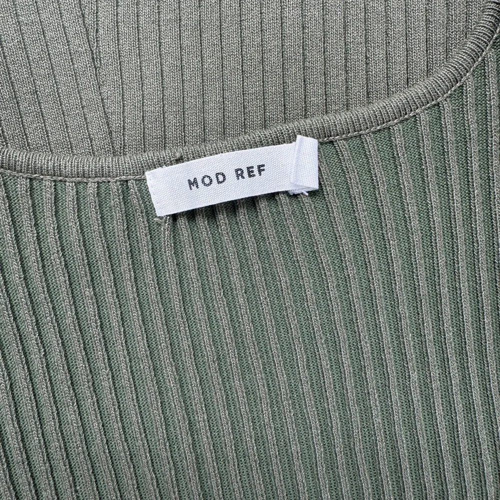 Mod Ref Green Ribbed Midi-Dress - Picture 5 of 6